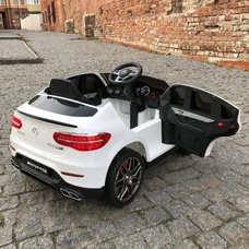 Детский электромобиль Mercedes M 4140EBLR-1 белый с четырьмя моторами фото 54