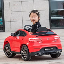 Детский электромобиль Mercedes M 4140EBLR-3 красный с четырьмя моторами фото 37