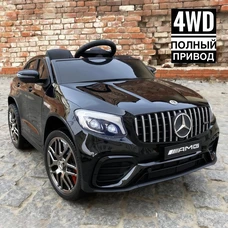 Детский электромобиль Mercedes M 4140EBLR-2 черный с четырьмя моторами