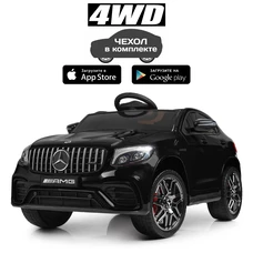 Детский электромобиль Mercedes M 4140EBLRS-2 черный в автопокраске фото 53