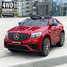 Детский электромобиль Mercedes M 4140EBLRS-3 красный в автопокраске