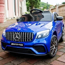 Детский электромобиль Mercedes M 4140EBLRS-4 синий в автопокраске фото 21