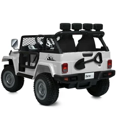 Двухместный детский электромобиль M 6108EBLR-1(24V) Jeep белый с 4 моторами фото 16