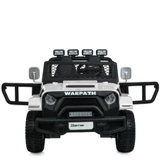 Двухместный детский электромобиль M 6108EBLR-1(24V) Jeep белый с 4 моторами фото 11