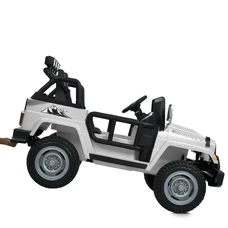 Двухместный детский электромобиль M 6108EBLR-1(24V) Jeep белый с 4 моторами фото 53