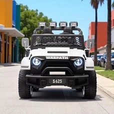 Двухместный детский электромобиль M 6108EBLR-1(24V) Jeep белый с 4 моторами фото 21