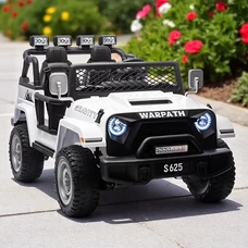 Двухместный детский электромобиль M 6108EBLR-1(24V) Jeep белый с 4 моторами фото 41