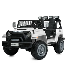 Двухместный детский электромобиль M 6108EBLR-1(24V) Jeep белый с 4 моторами фото 54