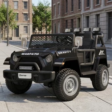 Двухместный детский электромобиль M 6108EBLR-2(24V) Jeep черный с 4 моторами
