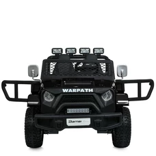 Двухместный детский электромобиль M 6108EBLR-2(24V) Jeep черный с 4 моторами фото 11