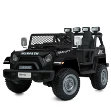 Двухместный детский электромобиль M 6108EBLR-2(24V) Jeep черный с 4 моторами фото 54