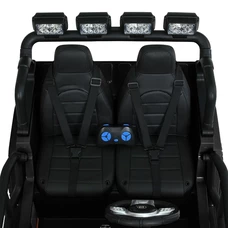 Двухместный детский электромобиль M 6108EBLR-2(24V) Jeep черный с 4 моторами фото 92