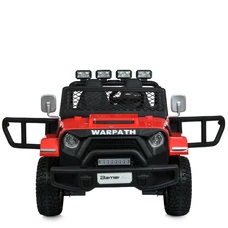 Двухместный детский электромобиль M 6108EBLR-3(24V) Jeep красный с 4 моторами фото 21