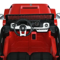 Двухместный детский электромобиль M 6108EBLR-3(24V) Jeep красный с 4 моторами фото 71