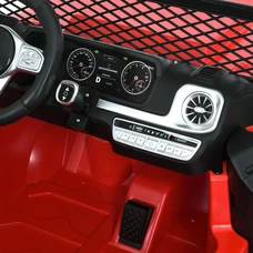 Двухместный детский электромобиль M 6108EBLR-3(24V) Jeep красный с 4 моторами фото 86