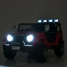 Двухместный детский электромобиль M 6108EBLR-4(24V) Jeep синий с 4 моторами фото 71