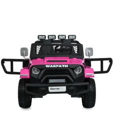Двухместный детский электромобиль M 6108EBLR-8(24V) Jeep розовый с 4 моторами фото 37