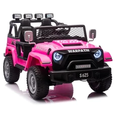 Двухместный детский электромобиль M 6108EBLR-8(24V) Jeep розовый с 4 моторами фото 54