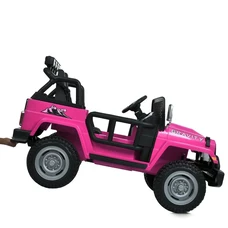 Двухместный детский электромобиль M 6108EBLR-8(24V) Jeep розовый с 4 моторами фото 71