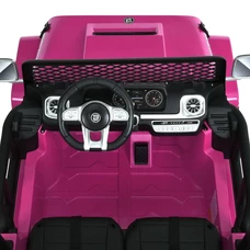 Двухместный детский электромобиль M 6108EBLR-8(24V) Jeep розовый с 4 моторами фото 86