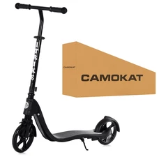 Детский самокат SR 2-082-B черный с алюминиевой рамой