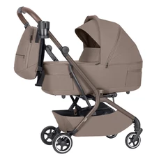 Универсальная коляска Carrello Magia CRL-6555 Cocoa Beige какао-бежевая с люлькой и прогулочным блоком