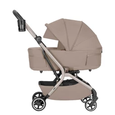 Универсальная коляска Carrello Magia CRL-6555 Spice Beige бежевая с люлькой и прогулочным блоком фото 21