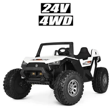 Двухместный детский электромобиль багги M 4170EBLR-1(24V) белый с 4 моторами
