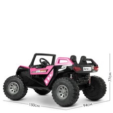 Двухместный детский электромобиль багги M 4170EBLR-8(24V) розовый с 4 моторами фото 21