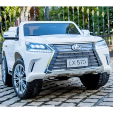 Детский электромобиль M 3906EBLR-1 Lexus белый с четырьмя моторами