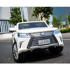 Детский электромобиль M 3906EBLR-1 Lexus белый с четырьмя моторами фото 31
