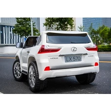 Детский электромобиль M 3906EBLR-1 Lexus белый с четырьмя моторами фото 54