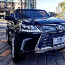 Детский электромобиль M 3906EBLR-2 Lexus черный с четырьмя моторами фото 14