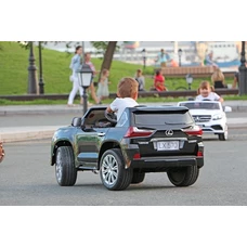 Детский электромобиль M 3906EBLR-2 Lexus черный с четырьмя моторами фото 92