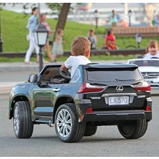 Детский электромобиль M 3906EBLRS-2 Lexus черный в автопокраске фото 54