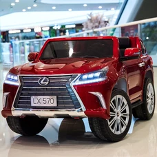 Детский электромобиль M 3906EBLRS-3 Lexus красный в автопокраске фото 14
