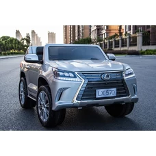 Детский электромобиль M 3906EBLRS-11 Lexus серый в автопокраске фото 14