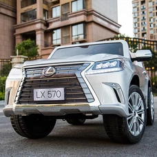 Детский электромобиль M 3906EBLRS-11 Lexus серый в автопокраске фото 54