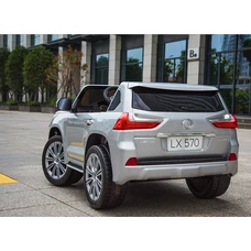 Детский электромобиль M 3906EBLRS-11 Lexus серый в автопокраске фото 63