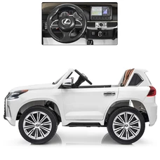 Детский электромобиль M 3906(MP4)EBLR-1 белый с планшетом MP4 фото 11