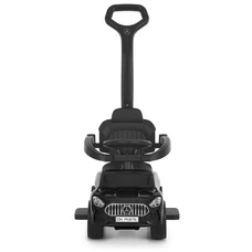 Каталка - толокар M 6255EL-2 черная Mercedes с ручкой фото 14