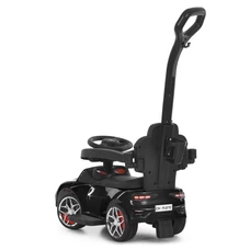 Каталка - толокар M 6255EL-2 черная Mercedes с ручкой фото 21