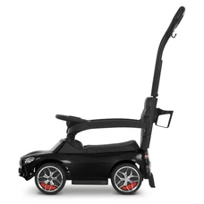 Каталка - толокар M 6255EL-2 черная Mercedes с ручкой фото 37