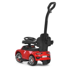 Каталка - толокар M 6255EL-3 красная Mercedes с ручкой фото 21