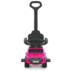 Каталка - толокар M 6255EL-8 розовая Mercedes с ручкой фото 14
