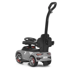 Каталка - толокар M 6255EL-11 серая Mercedes с ручкой фото 21