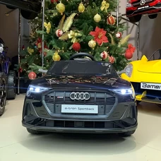 Детский электромобиль Audi M 4806EBLRS-2 черный в автопокраске фото 14