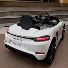 Детский электромобиль M 6055EBLR-1 Porsche белый с мягким сиденьем фото 41