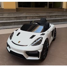 Детский электромобиль M 6055EBLR-1 Porsche белый с мягким сиденьем фото 54