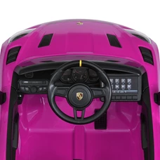 Детский электромобиль M 6055EBLR-6 Porsche желтый с мягким сиденьем фото 16